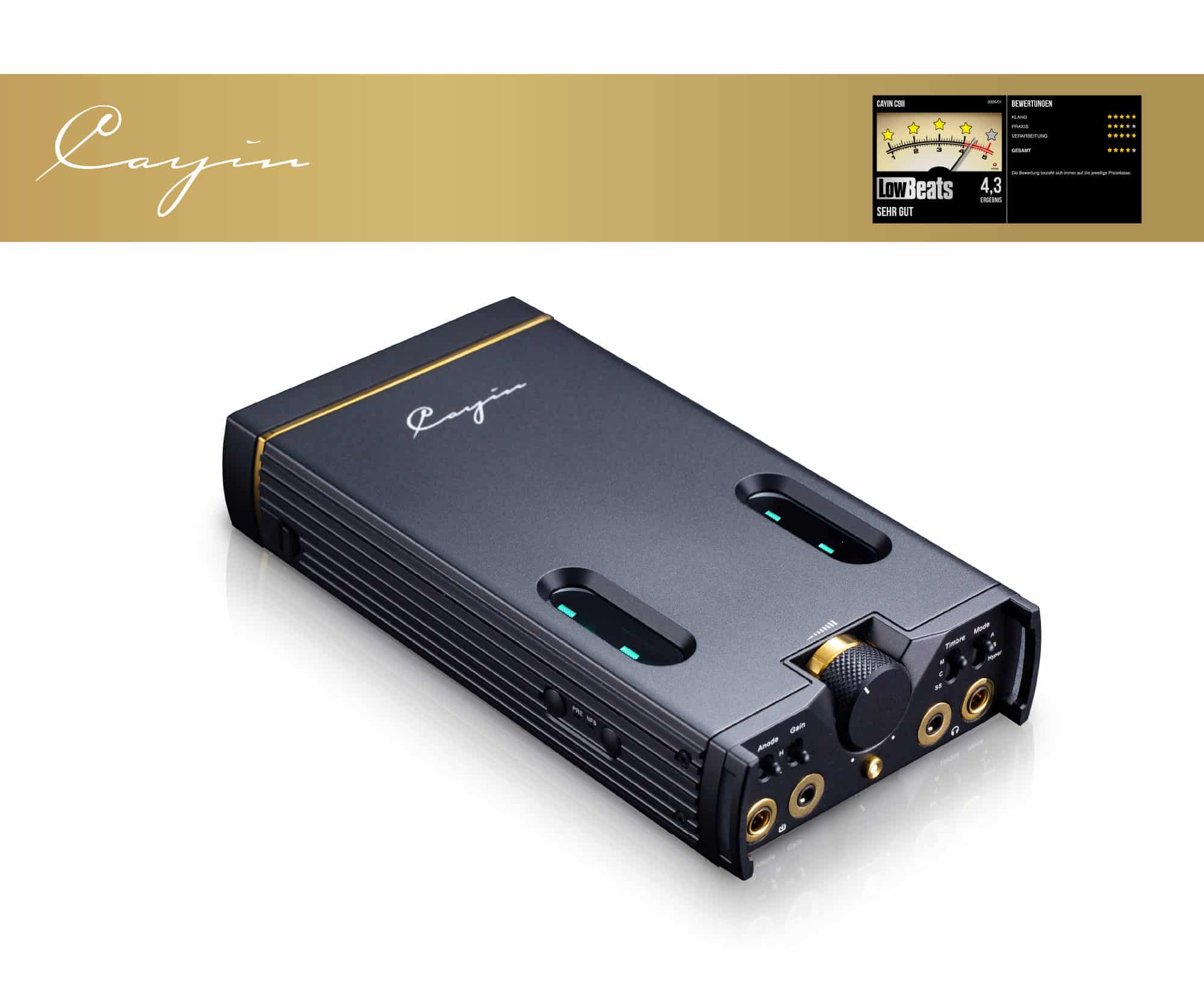 Cayin C9ii kopfhörer-Verstärker Test