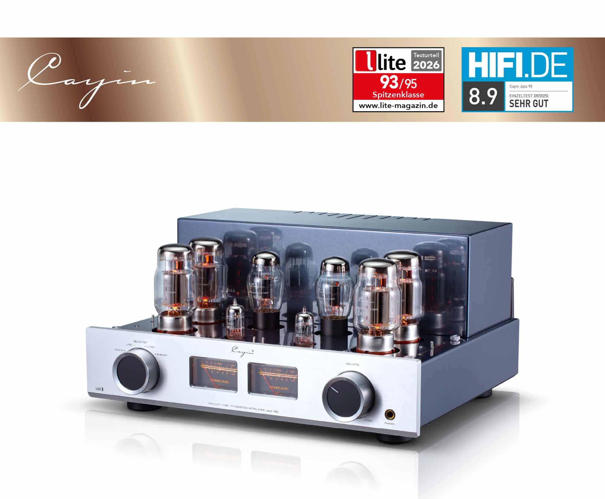 Cayin Jazz 90 Bluetooth Verstärker Testsiegel