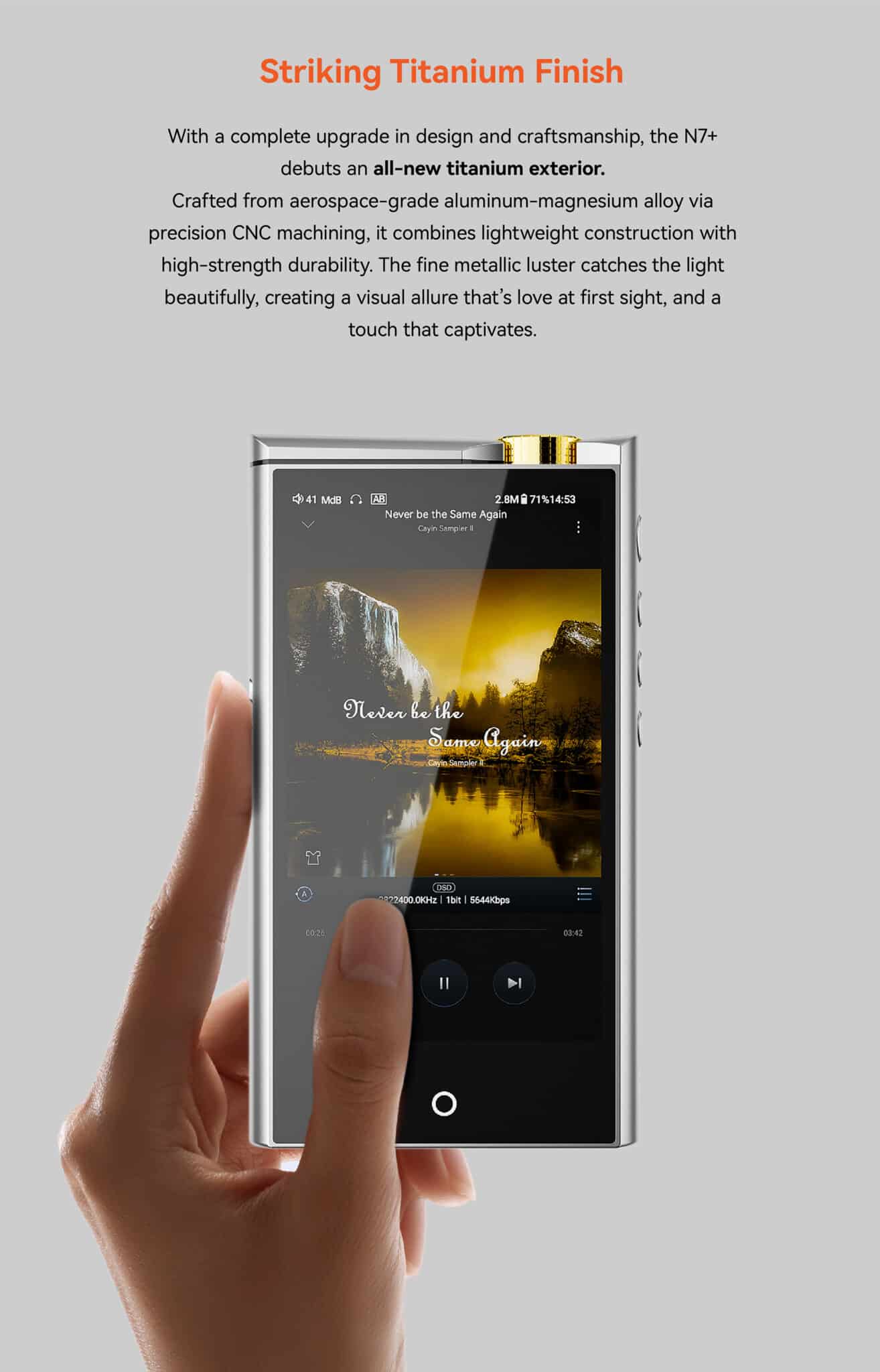 Cayin N7+ Plus High-Resolution-Player Webside data english