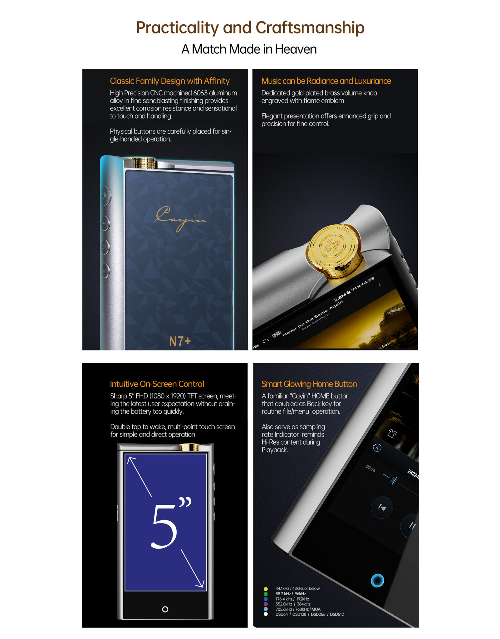 Cayin N7+ Plus High-Resolution-Player Webside data english