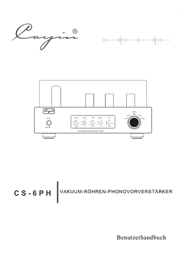 Benutzer-Handbuch Cayin CS-6PH