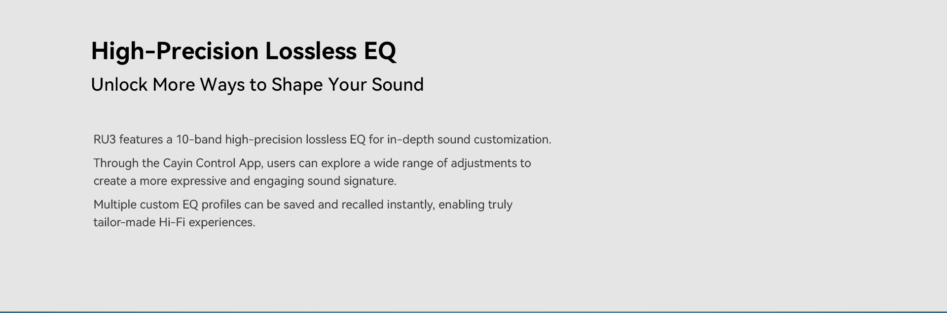 Cayin RU3 DAC technical informations 8