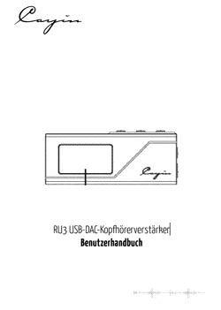 Titelblatt Handbuch RU3