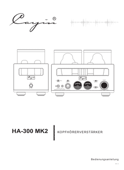 Titelseite Handbuch HA-300A MK2