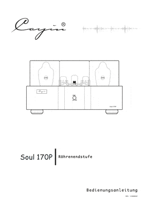 Cover Soul-170p_Endstufe_Bedienungsanleitung_Titel