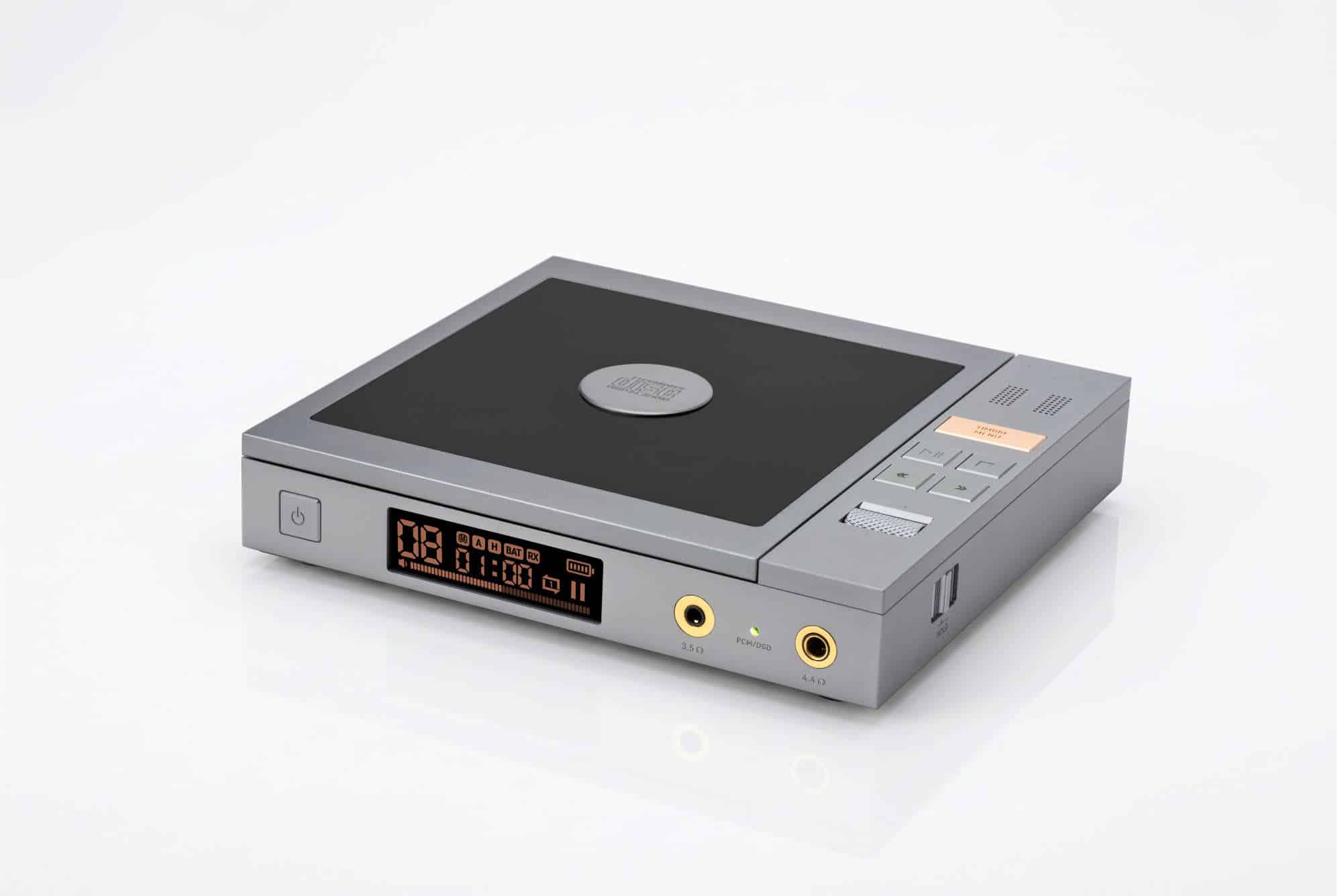 cayin CP6 mobiler Röhren CD-Player seite