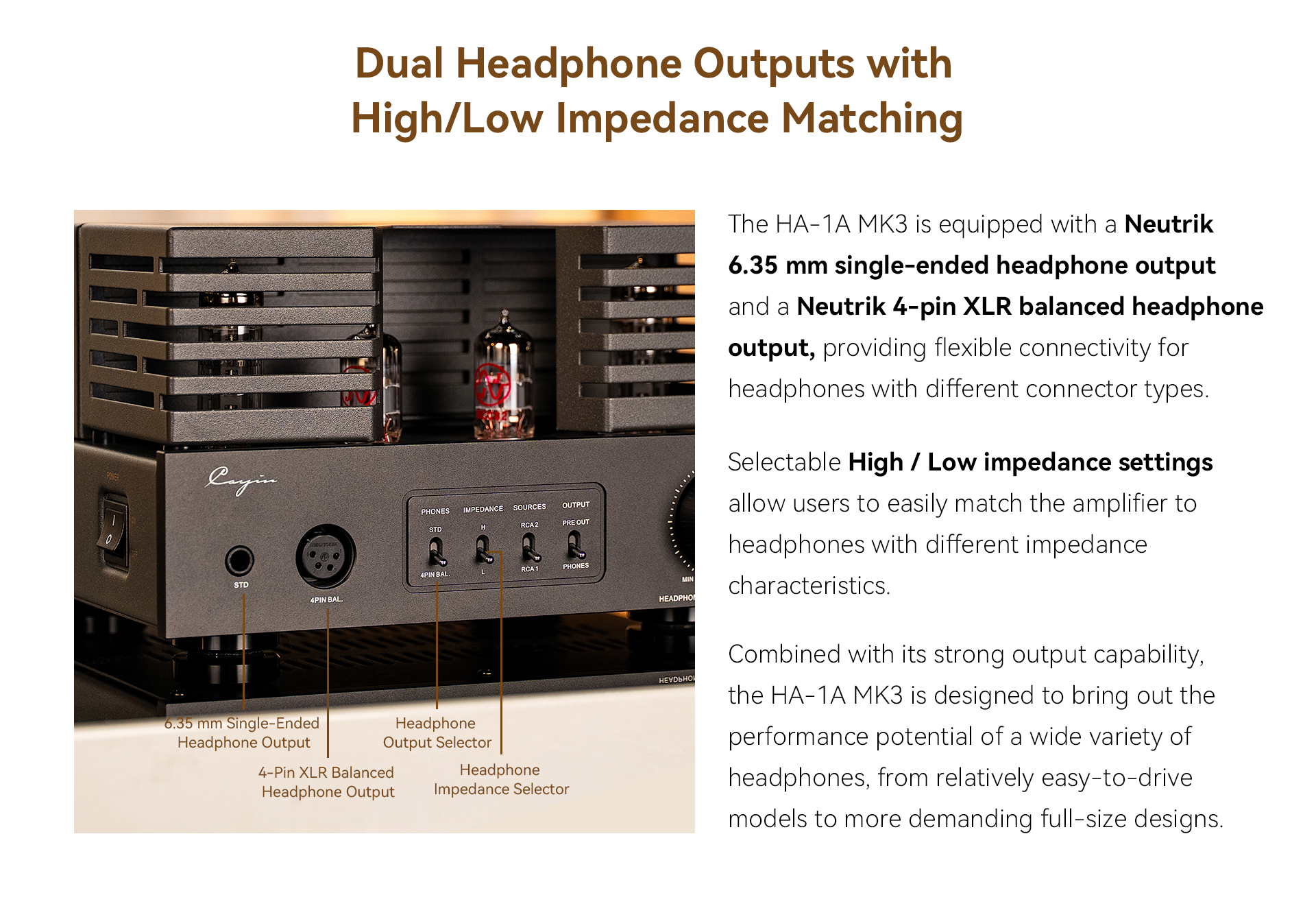 Cayin HA-1A MK3 english description
