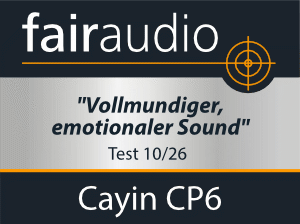 Fairaudio Test Cayin CP6